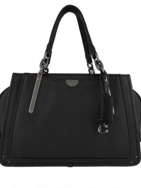 Coach 38551 Dreamer 27 Purse Pebbled Leather Black
Gunmetal Hardware
